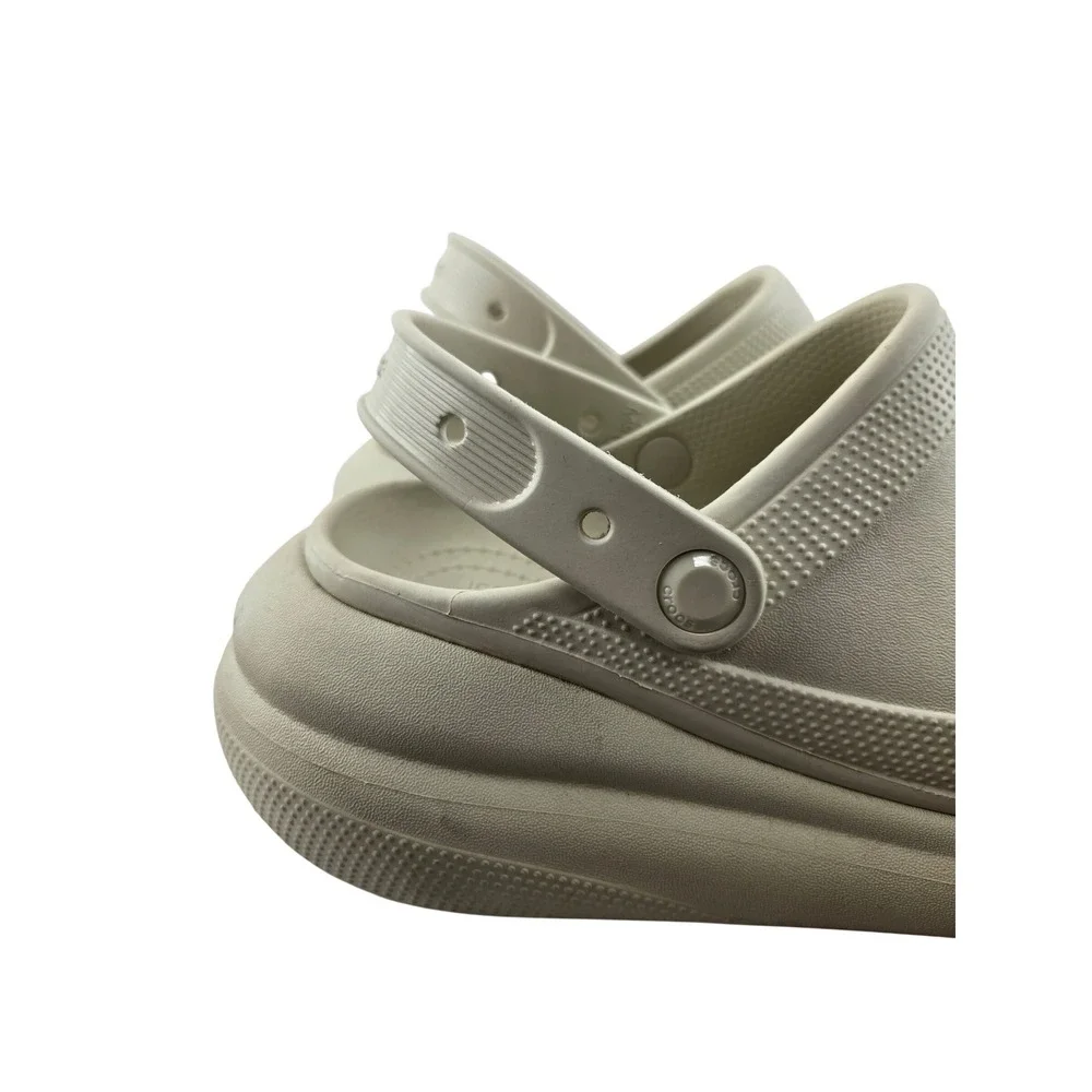Crocs Classic Crush Clog Bone Men 8 Women 10‎ Platform Chunky Sole Sandal 207521